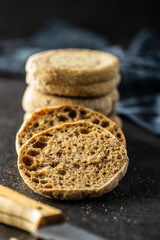 Toast bread buns.