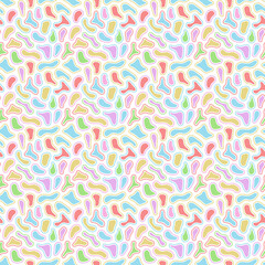 Color mosaic background. Fluid banner. Abstract blot shapes template for your design.