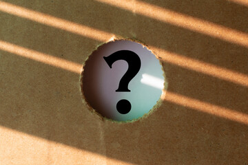 a question mark . FAQ frequency asked questions, Answer and Brainstorming Concepts