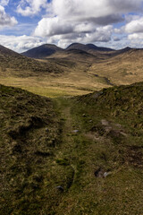 Western Mournes, Hen, Eagle mountains, Mourne and Slieve Croob rea of outstanding natural beauty, County Down, Northern Ireland