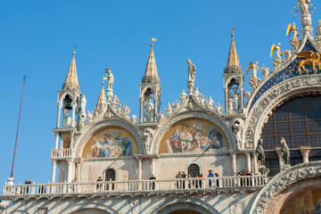 Obraz premium detail of San-Marco cathedral, Venice, Italy.