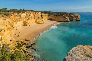 beach of Praia da Marinha