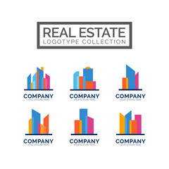 Real estate or Building logo design template with modern concept