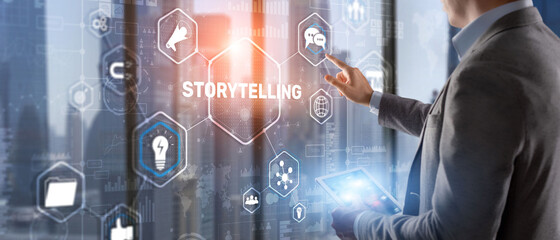 Fototapeta na wymiar Storytelling social and cultural activity of sharing stories