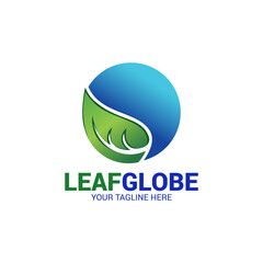 Creative and modern leaf for natural and environment logo design vector editable