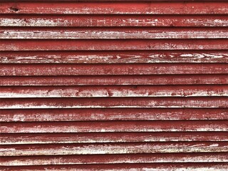 Old, wooden, red wall