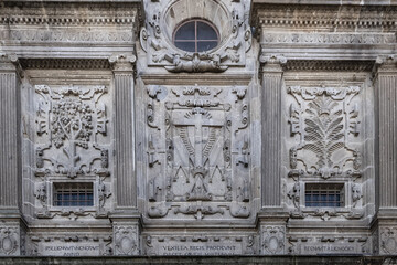 Holy Cross Church (Igreja de Santa Cruz) - Portuguese 17th century church in Braga, Portugal. Igreja de Santa Cruz dedicated to the Holy Cross.