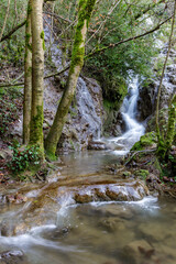 Route of the water of Bergonzo, Alava, Spain.