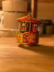 Miniature Carousel with Matrioska