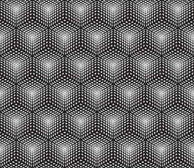 Abstract seamless dotted background. Horizontal banner