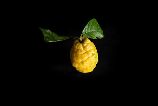 vue plongeante sur un citron