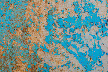 Rusty metal background. Color steel texture