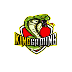 Snake mascot logo design