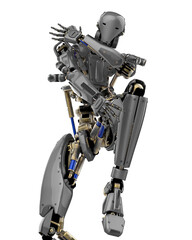 super robot is dancing