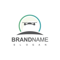 Drone Logo Design For Aerial Photography And Military Symbol