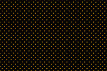 Seamless  yellow stars on black background