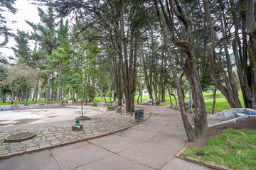 The Enrique Olaya Herrera national park, Bogota, Colombia