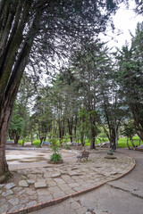 The Enrique Olaya Herrera national park, Bogota, Colombia