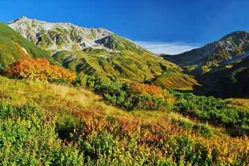 秋景色　立山アルパイン 剱岳