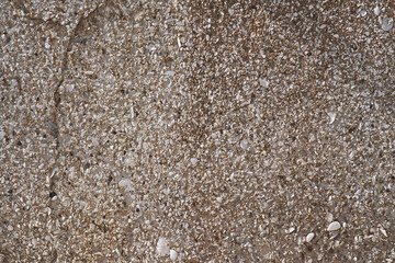 Texture of small white stones. White and brown colors. Background for design