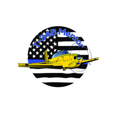 Naklejka premium Illustration Vector graphic of aircraft logo