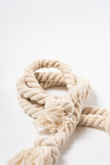 Ropes on a white background