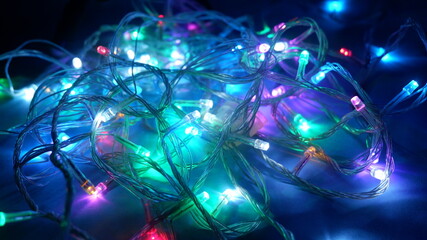 Colorful lights photo taken on blur theme