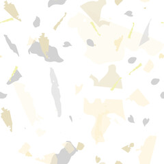 Terrazzo seamless pattern. Earthy  minimalistic