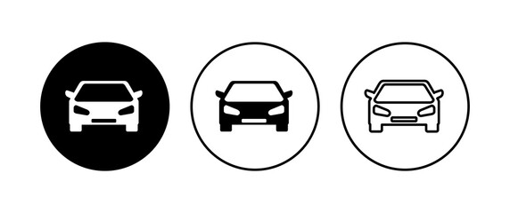 Car icon set. car vector icon. small sedan