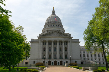 Wisconsin State Capitol building in Madison, Wisconsin