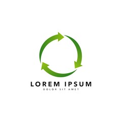 Recycle Logo Template vector	