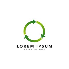 Recycle Logo Template vector	