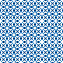 blue mosaic abstract tiles seamless background vector, can be used for wallpaper, pattern fills, web page background,surface textures