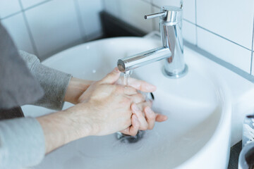 手洗いのイメージ写真・清潔や除菌のイメージ
