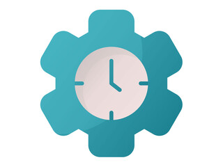 productivity efficiency working time single isolated icon with smooth style