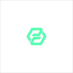 Modern flat logotypes. Letter P icon