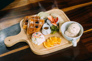 easter decoration with eggs and bunny