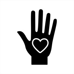 Manual therapy icon, vector and glyph