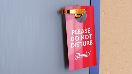 Do Not Disturb Door Sign