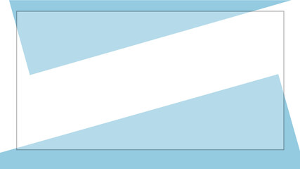 Obraz premium blue envelope with blank card