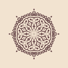 Beautiful vintage circular pattern of indian, excellent vector illustration