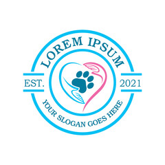 pets care logo , veterinary vector
