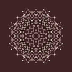 Beautiful vintage circular pattern of indian, excellent vector illustration