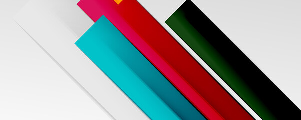 Multicolored lines background. Design template for business or technology presentations, internet posters or web brochure covers