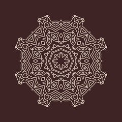 Beautiful vintage circular pattern of indian, excellent vector illustration