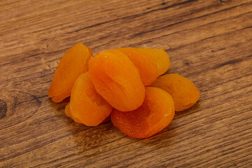 Sweet tasty dried apricot heap