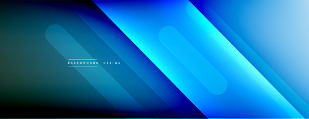 Dynamic lines abstract background. 3D shadow effects and fluid gradients. Modern overlapping forms