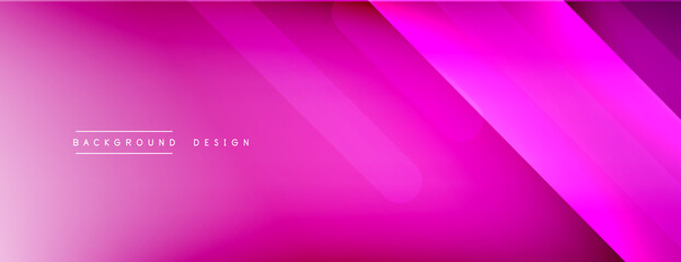Fototapeta premium Dynamic lines abstract background. 3D shadow effects and fluid gradients. Modern overlapping forms
