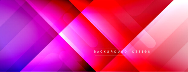 Dynamic lines abstract background. 3D shadow effects and fluid gradients. Modern overlapping forms