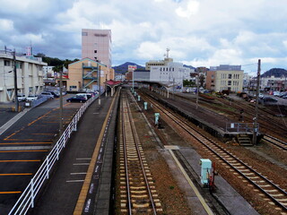 Fototapeta na wymiar 宇和島駅(愛媛県宇和島市)